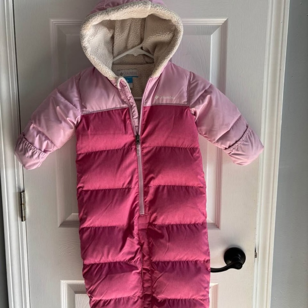 Columbia Two-Tone Pink Hooded Jacket